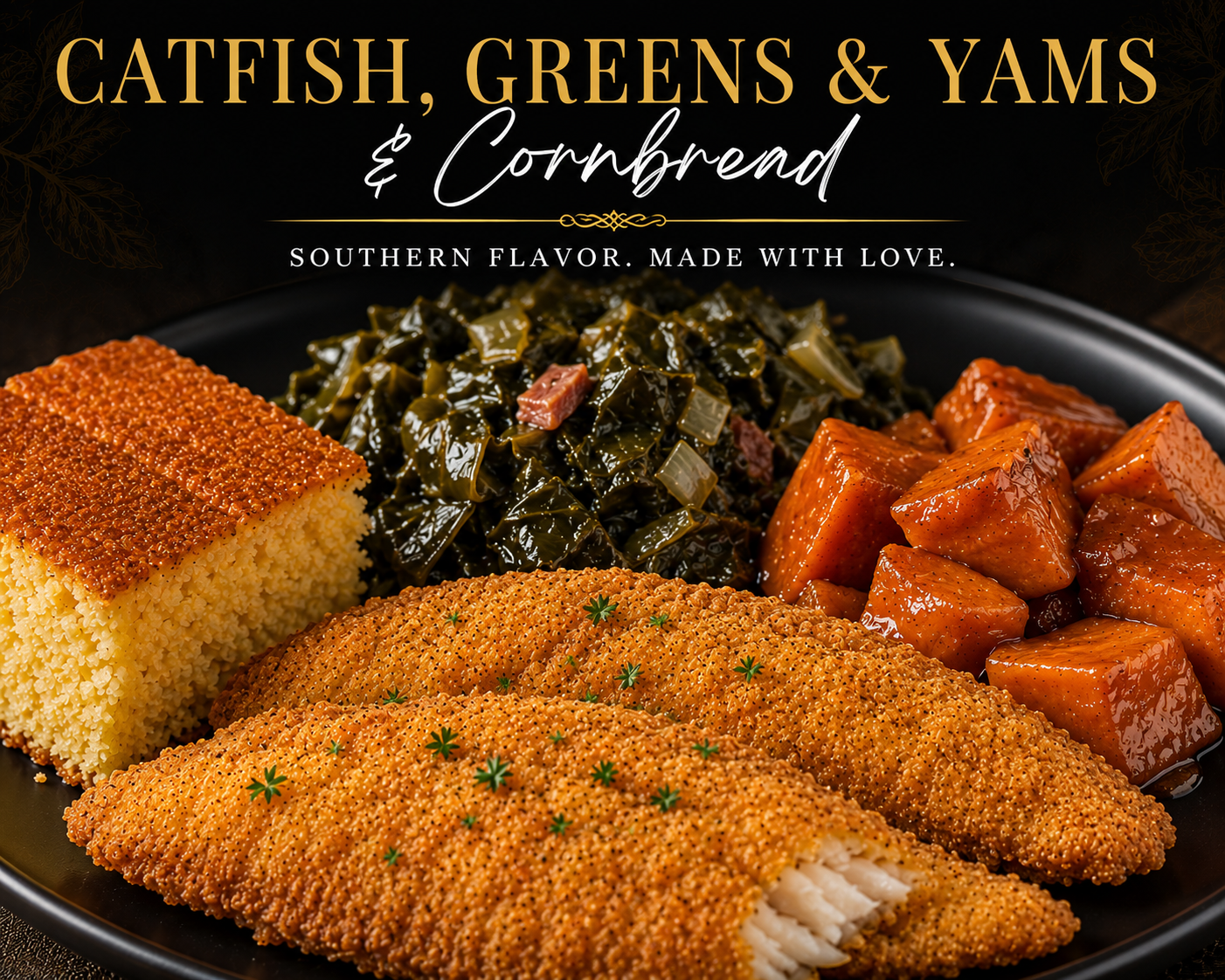 Southern Fried Catfish plate 2
